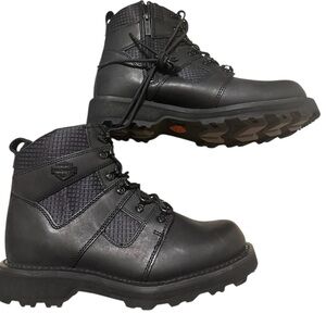 Harley-Davidson Men's Rugged Black Boots Lensfield New 11